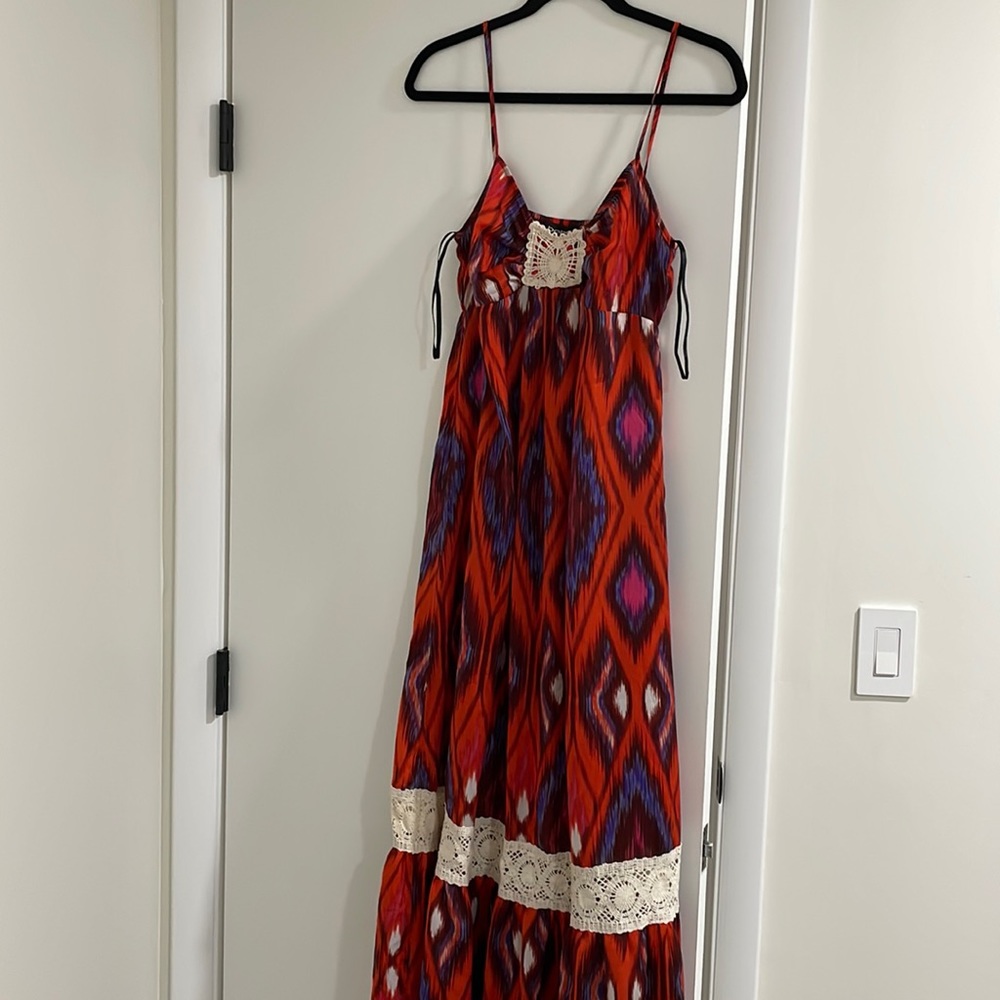 Printed maxi dress